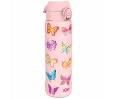 ION8 Plieninis vandens butelis - vaikiškas buteliukas - 600 ml - Butterflies Butterflies