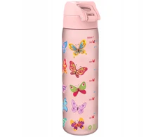 ION8 - vandens buteliukas, vaikiškas buteliukas, 500 ml - BUTTERFLY rožinės spalvos drugeliai