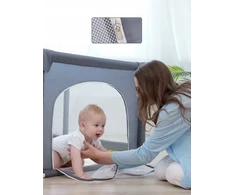 Isere PREMIUM VAIKŲ PENRYPEN 90x90cm SAUSOS BASEINĖS KEMPINĖS APSAUGINĖS ŠONŲ KREPŠELIS