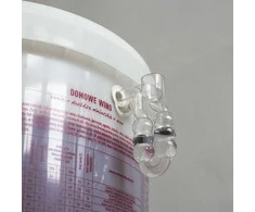 Išlenktas fermentacijos vamzdelis vyno indams Browin 8x2.2x9.6cm