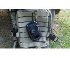 Mil-Tec Juodas PARACORD SURVIVAL KIT LARGE