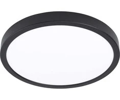 Lubinis šviestuvas Išmanus paviršinis LED šviestuvas EGLO FUEVA-Z, IP44 16,5W, 2700-6500K, 2100lm, juodos sp, Ø21cm,APP