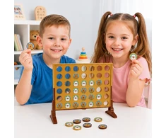 IŠMANUS ŠEIMOS LOGINIS ŽAIDIMAS Dėlionė CONNECT 4 BINGO CAPYBARA