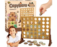 IŠMANUS ŠEIMOS LOGINIS ŽAIDIMAS Dėlionė CONNECT 4 BINGO CAPYBARA