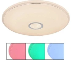 Lubinis šviestuvas Globo Toys Išmanusis lubinis LED šviestuvas GLOBO Connor,30W,3000-6500K,RGB,3400lm,50cm, su pultu/APP