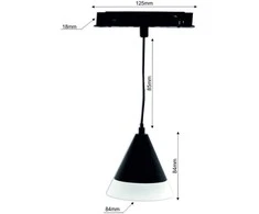 Išmanusis magnetinis LED bėgelių šviestuvas VESTALIGHT VESTA1074M, 5W, 3000-6000K, 450lm