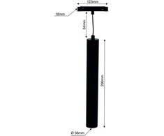 Išmanusis magnetinis LED bėgelių šviestuvas VESTALIGHT VESTA1059M, 7W, 3000-6000K, 630lm