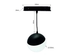 Išmanusis magnetinis LED bėgelių šviestuvas VESTALIGHT VESTA1073M, 7W, 3000-6000K, 630lm