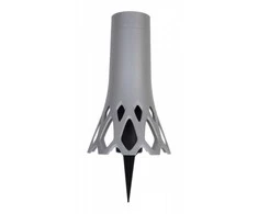 Įsmeigiama vaza Roseta D18cm H30cm plastik./sidabro sp.