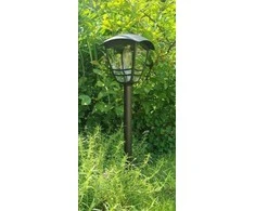 Įsmeigiamas lauko šviestuvas EDISON BULB, įkraunamas saulės energija, LED