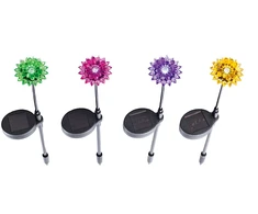 Įsmeigiamas LED lauko šviestuvas KAUFTEC FLOWER, įkraunamas saulės energija, 5x5x38cm, įv. spalvų