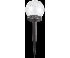 Įsmeigiamas LED lauko šviestuvas KAUFTEC, įkraunamas saulės energija, 5 LED, ø10 x 36,5 cm