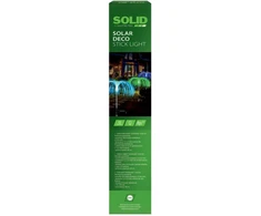 Įsmeigiamas LED lauko šviestuvas KAUFTEC, įkraunamas saulės energija, įvairių sp., 80 cm
