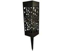 Įsmeigiamas LED lauko šviestuvas SHADOW, įkraunamas saulės energija, 6,4 x 6,4 x h29 cm