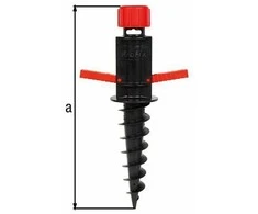Įsriegiamas į žemę tvirtinimas L400xØ17-33mm plastikinis