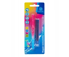 Ištrinamas mėlynas rašiklis Astra Neon su papildomais rašikliais