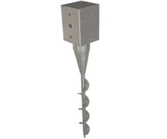 Įsukama atrama stulpams Arras 100x100x750mm karštai cinkuota
