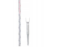 Įsukamas sraigtinis polis U 101x885x2mm HDG