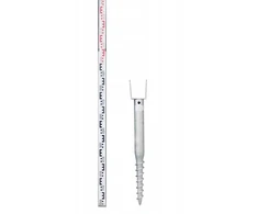 Įsukamas sraigtinis polis U 81x685x2mm HDG