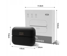 Itimport Elektriniai Rankų Šildytuvai X2 3000Mah 20H Dvigubas Usb 3 Lygiai Rožinės Spalvos