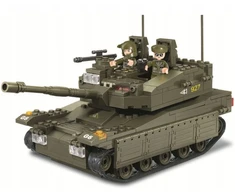 Izraelio Mercava tankas 5 figūrų 344 vnt. Sluban Army Military B0305 blokai