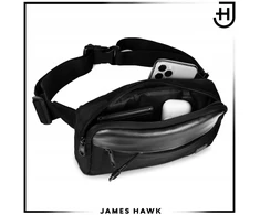 James Hawk 2in1 juosmens krepšys, krepšys per petį, telefono krepšys, piniginė