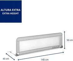 JANE lovos turėklas Sulankstomas 140 cm