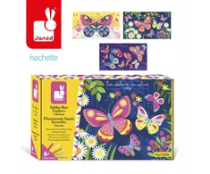 Janod Creative rinkinys Fluorescencinis smėlis Butterflies 6+