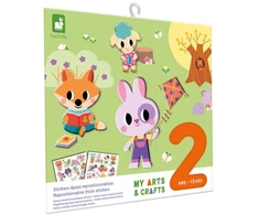 Janod Kūrybinis rinkinys Stori daugkartiniai lipdukai My arts crafts