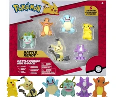 Jazwares Pokémon rinkinys iš 6 figūrėlių BATTLE READY MULTI-PACK Pikachu, Mimikyu, Toxel..