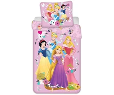 Jerry Fabrics Patalynė 160x200 DISNEY PRINCESS PRINCESS 100 % MEDVILNĖ