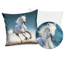 Jerry Fabrics POSZEWKA NA PODUSZKĘ KOŃ KONIE 40X40 DZIECKA DZIECIĘCA + PODUSZKA 40X40