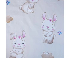 Jerry Fabrics Sweet Home vaikiškas patalynės komplektas Bunny Star, 135x100 cm, 2 dalių