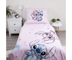 Jerry Fabrics VAIKŲ PATALYS 140X200 LILO IR SIŪSTIS JAUNIMO MEDVILNĖ 70X90