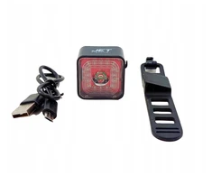JET Galinis žibintas galinis žibintas AU136R "CUBE" 30-120 liumenų USB L351