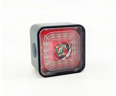 JET Galinis žibintas galinis žibintas AU136R "CUBE" 30-120 liumenų USB L351