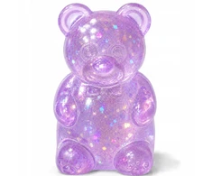Jhc E Commerce Blizgučiai nuo streso meškiukas Squishy Gniotek Sensory Squeeze Violetinė