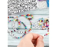 Jhc E Commerce Didelis karoliukų rinkinys papuošalams kurti