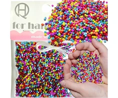 Jhc E Commerce Rinkinys apyrankėms gaminti BEADS DIY karoliukai Mini mažų kamuoliukų mišinys