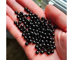 JHC e-commerce Rinkinys apyrankėms gaminti BEADS DIY karoliukai Juodas METAIC PEARLS