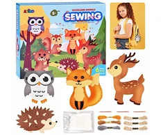 Jokomisiada DIY creative kit forest animals felt set ZA5274
