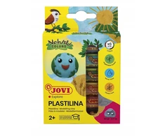 Jovi Plastelinos rinkinys 6 natūralių spalvų, po 15 g