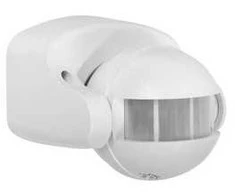 Bemko Paviršinis judesio daviklis, baltas, IP44, max 1200W, 180°, max 12m