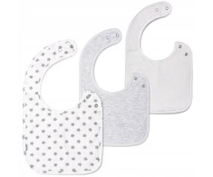 JUKKI COTTON BIB MULTI-PACK COTTON BIB 3 vnt.