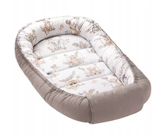 JUKKI DIDELIS COCOON XXL ĮVYNĖLIS KŪDIKIUI 65x120CM MEDVILNĖ
