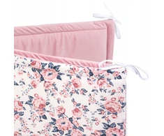 Jukki OCHRANIACZ Do ŁÓŻECZKA 210x30 dwustronny wiązany Velvet
