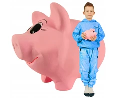 Juliette Piggy kastelė, talpi, originali, PAGAMINTI neatidarus, RAUŽINĖ