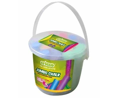 Jumbo spalvotos kreidos 20 vnt. kibirėlis CRICCO