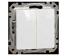Schneider Electric Jungiklis SCHNEIDER Sedna Desing, 2 klavišų, IP44, baltas; SDD211105