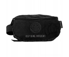 Juoda "smileyworld" stiliaus juosmens krepšys "beuniq" - unisex
